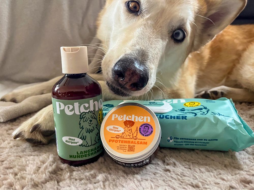 Nachhaltiges Pflegeset f&uuml;r Hunde Geschenk Petchen