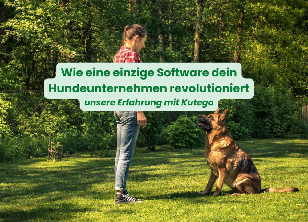 Software für Hundedienstleister - Kutego, die All-in-One-Lösung für jedes Hundeunternehmen 