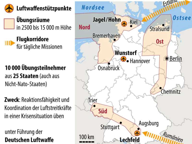 Karte Air Defender 23