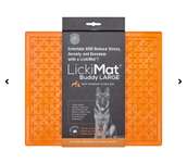 Junghund hat Lickimatte (Leckmatte) etwas abgefressen und aufgefressen-Beitrag-Bild