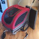 Unbenutzter Fahrrad Anhänger & Buggy 2 in 1 für Hunde-Beitrag-Bild