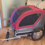 Unbenutzter Fahrrad Anhänger & Buggy 2 in 1 für Hunde-Beitrag-Bild