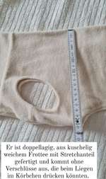 Hundepullover CosyShirt light beige, Gr. 4-Beitrag-Bild