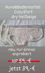 Hundepullover CosyShirt light beige, Gr. 4-Beitrag-Bild