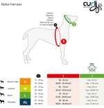 RESERVIERT - Rotes Curli Mesh Geschirr Belka comfort mit dog finder - Größe S-Beitrag-Bild