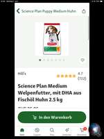 Hills : Science Plan Puppy Medium Huhn-Beitrag-Bild