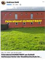 Hundeauslaufgebiet-Gottesauer Schloss Musikhochschule Karlsruhe-Bild