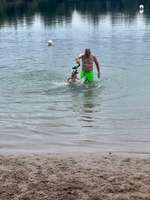 Hundeauslaufgebiet-Grötzinger Bagersee - Hundestrand-Bild