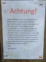 Hundeauslaufgebiet-Hundewald-Bild