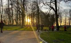 Hundeauslaufgebiet-Evenburg Schlosspark-Bild