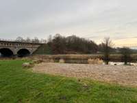 Hundeauslaufgebiet-Olfen an der Dreibogenbrücke-Bild
