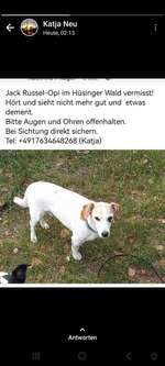 Suchmeldung-Patch-Bild