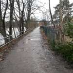 Hundeauslaufgebiet-An der Leine (Fluß, heißt auch Deich  Schwanenburg)-Bild