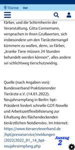 Heute habe ich einen Artikel gelesen, er handelt von zunehmend und zuwenigen Tierärzten !-Beitrag-Bild