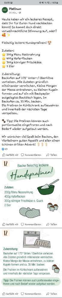 Heute gibt es.....der "ich mach die Leckerlis-Selber-Thread"-Beitrag-Bild