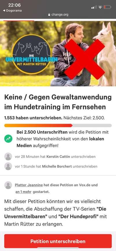 Rütter und die Wasserflasche / aversive Methoden-Beitrag-Bild