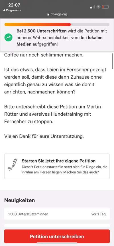 Rütter und die Wasserflasche / aversive Methoden-Beitrag-Bild