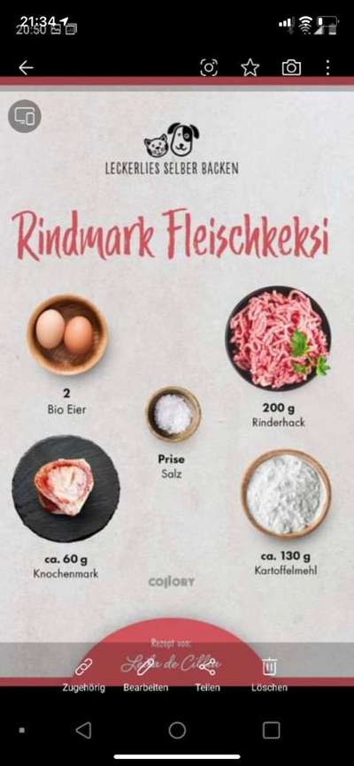 Heute gibt es.....der "ich mach die Leckerlis-Selber-Thread"-Beitrag-Bild