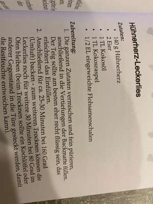 Heute gibt es.....der "ich mach die Leckerlis-Selber-Thread"-Beitrag-Bild