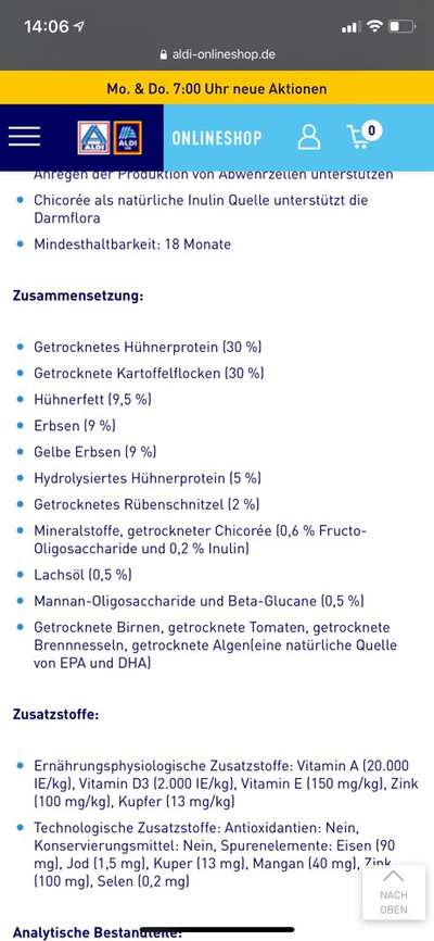 Hunde- & Katzenfutter-Beitrag-Bild