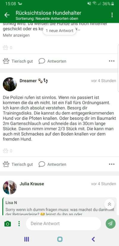 Rücksichtslose Hundehalter-Beitrag-Bild