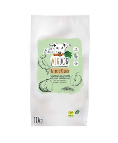 Veg Dog Farmers Crunch Hundefutter-Beitrag-Bild