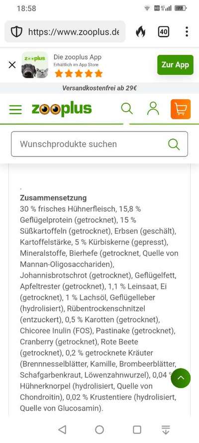 Gutes Trockenfutter mit hohem Fleischanteil-Beitrag-Bild