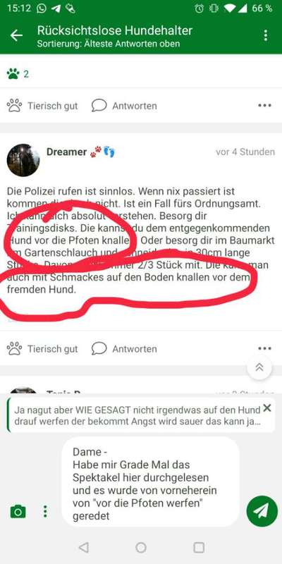 Rücksichtslose Hundehalter-Beitrag-Bild