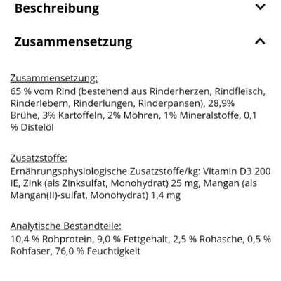 Hochwertiges / Bedarfsgerechtes Nassfutter (ohne Barfen), welches nur?-Beitrag-Bild