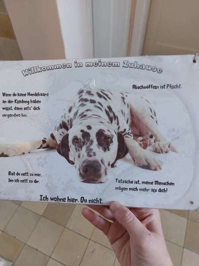 (Orginelle)Hunde Hinweis-, Warn-,Verboteschilder...habt ihr selbst welche ? (Erfahrung, Wirkung etc.-Beitrag-Bild