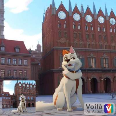 Fotochallenge 124 - Dein Comic-Hund-Beitrag-Bild