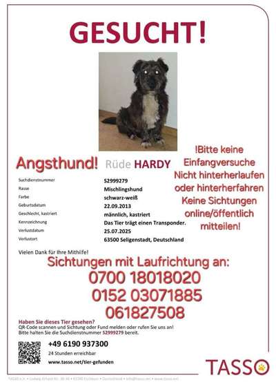 Suchmeldung-Hardy-Bild