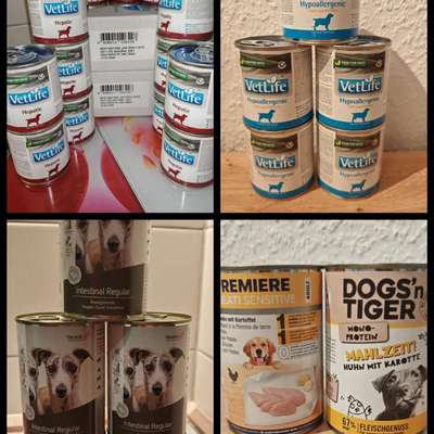Verschiedenes Nass-& Trockenfutter, Leckerlies für Hunde zu verkaufen-Beitrag-Bild