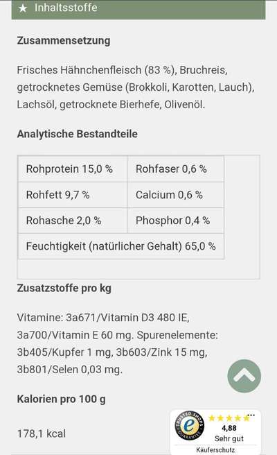 Hochwertiges / Bedarfsgerechtes Nassfutter (ohne Barfen), welches nur?-Beitrag-Bild