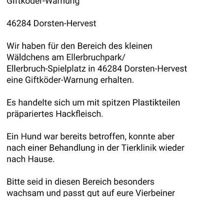 Giftköder-Giftköder - siehe Meldung Tierheim-Bild