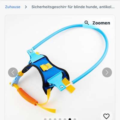 Hilfsmittel für blinde Hunde.
Habt ihr davon schon gehört?-Beitrag-Bild