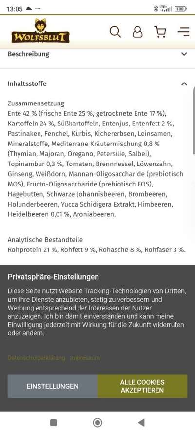 Wolfsblut Trockenfutter-Beitrag-Bild