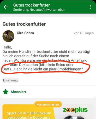 Gutes Trockenfutter mit hohem Fleischanteil-Beitrag-Bild