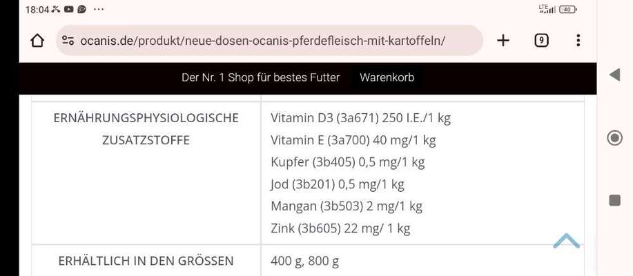 Hochwertiges / Bedarfsgerechtes Nassfutter (ohne Barfen), welches nur?-Beitrag-Bild