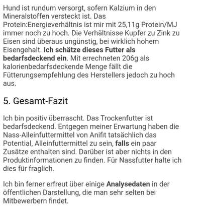 Hochwertiges / Bedarfsgerechtes Nassfutter (ohne Barfen), welches nur?-Beitrag-Bild