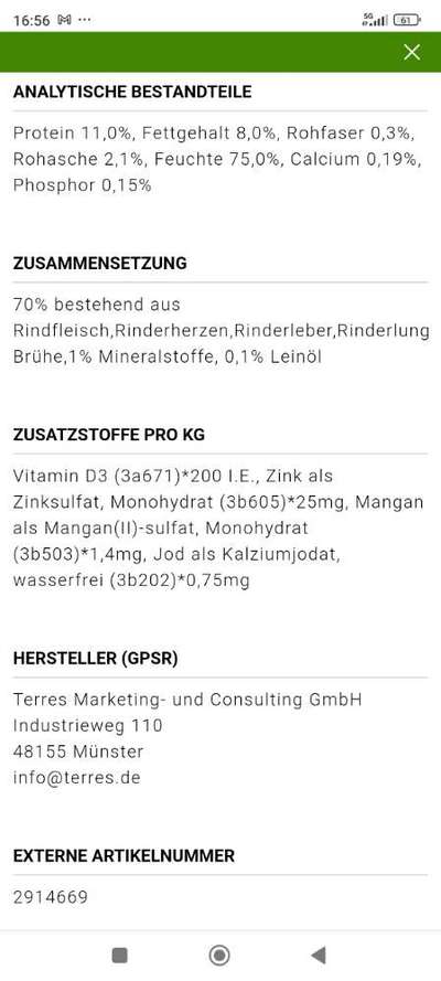 Hochwertiges / Bedarfsgerechtes Nassfutter (ohne Barfen), welches nur?-Beitrag-Bild