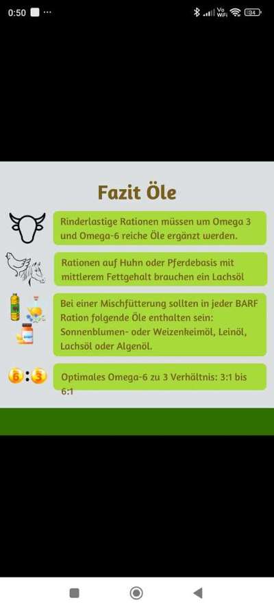 Barfen - Ölzugabe-Beitrag-Bild