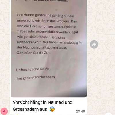 Giftköder-Schneckenkorn in Neuried/Großhadern-Bild