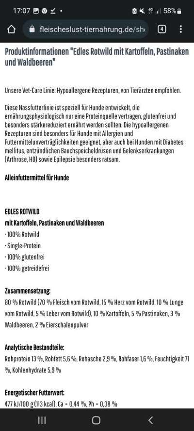 Hochwertiges / Bedarfsgerechtes Nassfutter (ohne Barfen), welches nur?-Beitrag-Bild