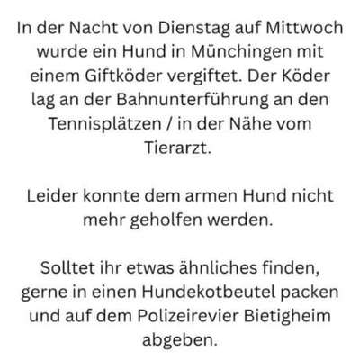 Giftköder-Giftköder-Bild