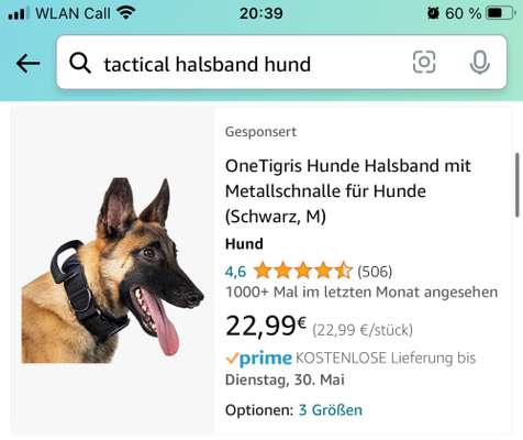 Stabiles Hundehalsband (am besten mit Haltegriff) gesucht-Beitrag-Bild