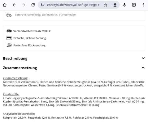 Gutes Trockenfutter mit hohem Fleischanteil-Beitrag-Bild