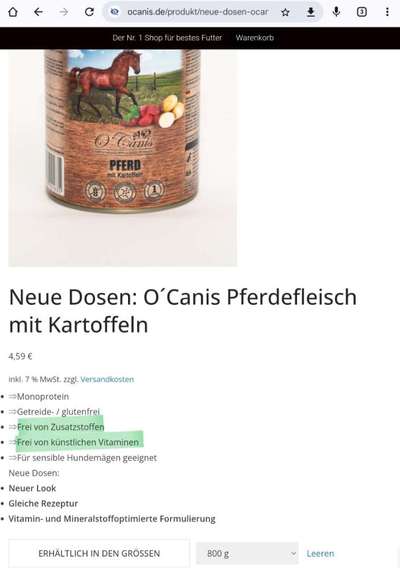 Hochwertiges / Bedarfsgerechtes Nassfutter (ohne Barfen), welches nur?-Beitrag-Bild