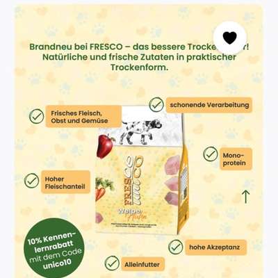 Fresco Futter für Welpen. Erfahrungen?-Beitrag-Bild