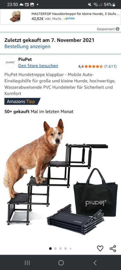 Hundetreppe für Einstieg in den Kofferraum-Beitrag-Bild